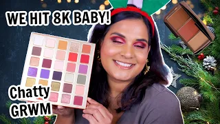 Chatty GRWM - BH Naughty Eyeshadow Palette & Hourglass ILLUME SHEER COLOR TRIO | Karen Harris Makeup