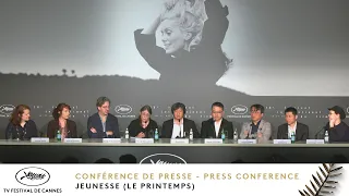 Jeunesse (Le printemps) - Conférence de presse - VF - Cannes 2023