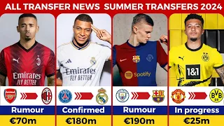 MBAPPÉ to Real Madrid Confirmed | ALL  LATEST CONFIRMED TRANSFERS AND RUMOURS SUMMER 2024