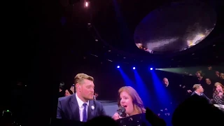 MICHAEL BUBLÉ "A WHOLE NEW WORLD" WITH FAN AND 6TH GRADE TEACHER DIANA FAIRBANKS