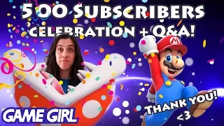 JustJesss Reacts - 500 Subscribers + Q&A! - Game Girl