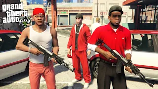 FRANKLIN & LAMAR JOINS A NEW GANG - TAKING OVER TERRITORY!! (GTA 5 Mods)