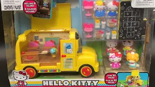 9 Minutes Satisfying with Unboxing Hello Kitty School Bus | ASMR (no music)