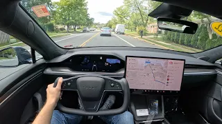 2022 Tesla Model S Plaid - POV Test Drive | 0-60