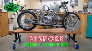 Bespoke Motorcycle Work Stand // Paul Brodie's Shop