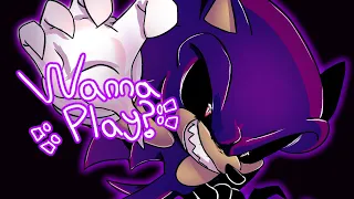 WANNA PLAY | MEME ANIMATION (SONIC EXE) WARNING BLOOD