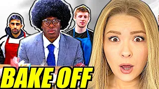 AMERICANS REACT TO THE SIDEMEN BAKE OFF