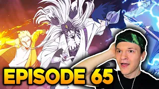 NARUTO & SASUKE VS MOMOSHIKI REACTION - BEST FIGHT IN NARUTO - BORUTO EPISODE 65