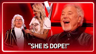 Grandmother takes over the stage and WOWS Coaches on The Voice | Journey #255