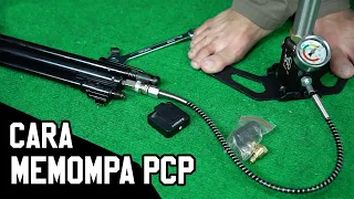 CARA MEMOMPA PCP MENGGUNAKAN POMPA GX LITE FILTER PADA SENAPAN GEJLUK BLACK PANTHER  DUAL POWER