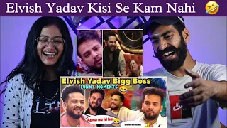 Reaction On : Elvish Yadav Funny Moments In Bigg Boss 😂 | Elvish Yadav Bigg Boss Reaction