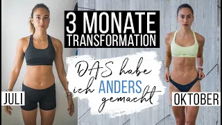 SO hat es geklappt | Meine krasse 3 Monats TRANSFORMATION 🥳 | Die wichtigsten Fragen & Antworten ⁉️