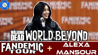 TWD WORLD BEYOND Alexa Mansour Panel – Fandemic Dead 2022