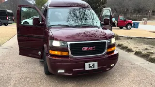 2020 GMC SAVANA 9 PASSENGER EXPLORER CONVERSION VAN