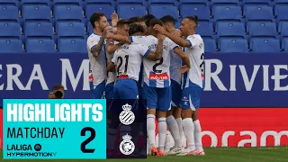 Highlights RCD Espanyol vs Real Racing Club (2-0)