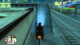 GTA San Andreas Миссия: "Не по ту сторону рельс" Быстрое прохождение