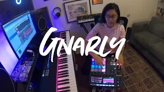 Crimson Haze Kit - Gnarly - Live Finger Drumming on Maschine MK3