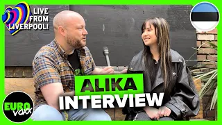 ESTONIA EUROVISION 2023: ALIKA - BRIDGES (INTERVIEW) // Live from Liverpool