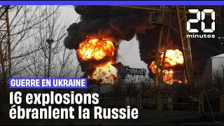 Guerre en Ukraine : La Russie essuie de multiples attaques sur son territoire