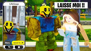 J'AI HANTÉ DES COUPLES sur ROBLOX SNAPCHAT