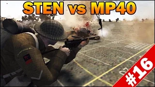 MP40 vs STEN - Men of War Assault Squad 2 - RobZ Realism Mod - Mini Scenario #16