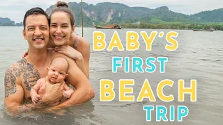 Apollo's First Beach Trip | Beach Trip with a Newborn Baby