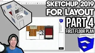 SKETCHUP 2019 FOR LAYOUT - Part 4 - Creating Your First Floor Plan in Layout