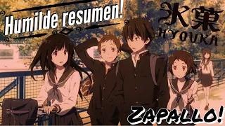 EL PROTA FRÍO CON 200 DE IQ Y SU GRUPO | Te resumo Hyouka