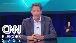 Fernando Haddad responde pergunta sobre o agronegócio | CNN BRASIL