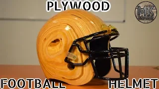 Plywood Football Helmet