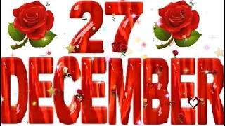 27 December Special New Birthday Status Video , happy birthday wishes, birthday msg quotes जन्मदिन