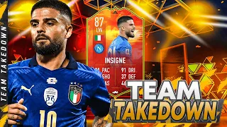 87 Numbers Up Lorenzo Insigne Team Takedown vs @AJ3 !!!