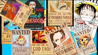(one piece) all strawhat pirates bounty east blue to wano