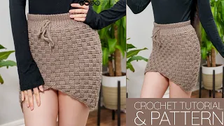 How to Crochet: Modern Skirt | Pattern & Tutorial DIY