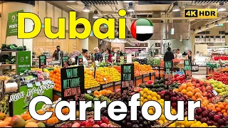 DUBAI | NEW Prices In Dubai Carrefour Hypermarket Review Walking Tour 2024 4K | Asaa presents