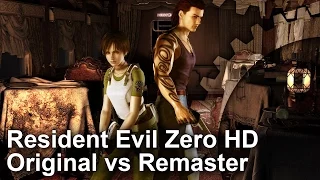 Resident Evil Zero HD Remaster PS4 vs Wii/GameCube Graphics Comparison