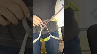 Carabiners and Slings on Harness