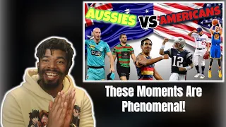 AMERICAN REACTS TO AUSTRALIAN VS AMERICAN SPORTS