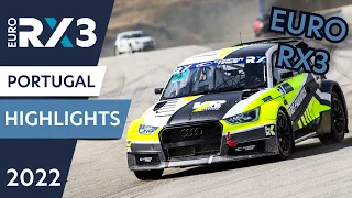 Euro RX3 Rallycross Highlights | Lusorecursos World RX of Portugal 2022