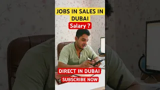 Easy Way To Get Sales Jobs In Dubai . Salary In Dubai #dubaijobs #dubai