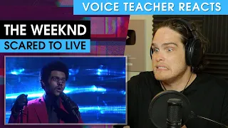 The Weeknd: Scared to Live | Voice Teacher Reacts