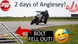 🏍 James Whitham Anglesey Circuit Track Day - Engine bolt gone! 675 Triumph Daytona - Jamie Whitham 🏍