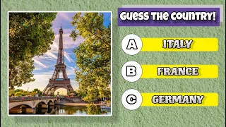 Guess the Country by the Landmark! | 3 Seconds Quiz