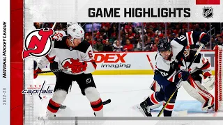 Devils @ Capitals 3/9 | NHL Highlights 2023