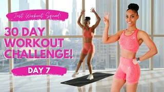 30 Day Workout Challenge - 'I AM READY' - Day 7 | (NO EQUIPMENT) REAL-TIME Workout