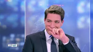 2 journalistes BELGES ont un FOU rire devant la mascotte des JEUX OYMPIQUES de PARIS