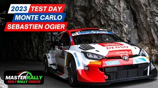 Test Day Sébastien Ogier Monte Carlo 2023 Toyota Yaris GR Rally1