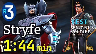 Stryfe 3 rank, No boost | 1,4 min, Winter Soldier #mcoc