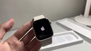 ASMR! Unboxing Apple Watch Series 9 Starlight