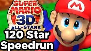 Super Mario 3D All Stars: Mario 64 120 Star Speedrun (WITH FLIPPED CAMERA CONTROLS 🙃)